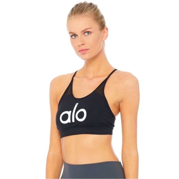 ALO Yoga Other - Alo Yoga | Starlet Bra, Black and White, Size S - EUC